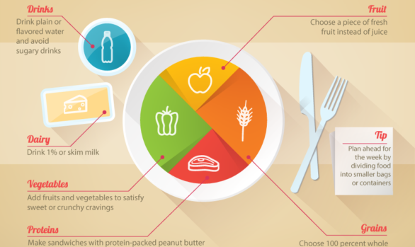 School Lunch Infographic