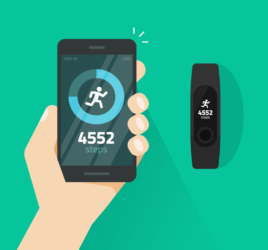 fitness tracker with mobile app