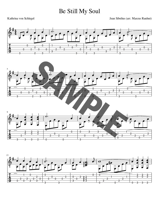 Sheet music sample