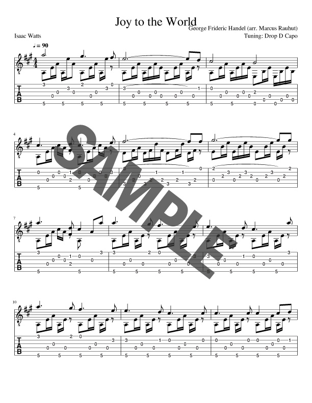 sheet music pdf sample