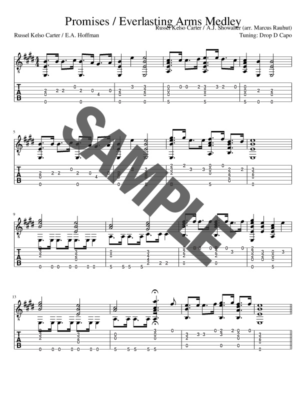 sample pdf sheet music